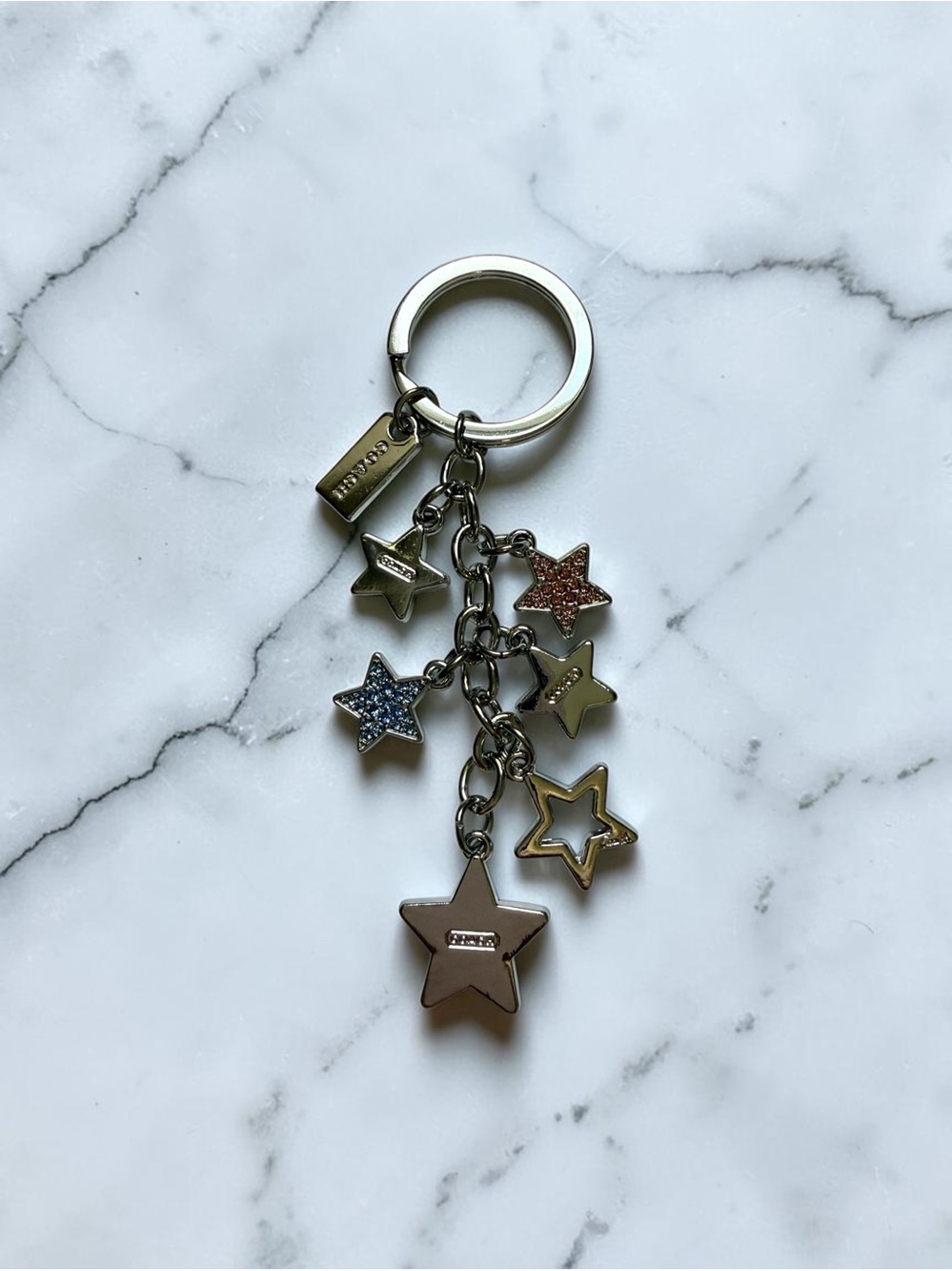 Coach Multistar Star Key Charm